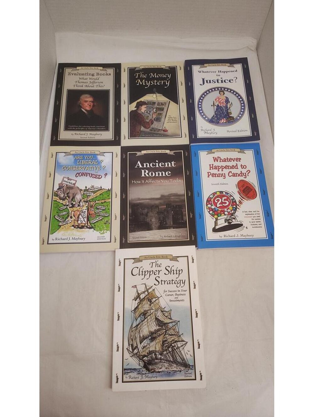 Richard J. Maybury Uncle Eric Series Lot of 7 Books Economics Government Liberty